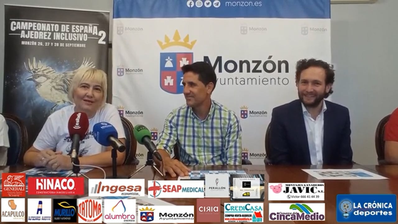 Monzón acoge el II Campeonato de España de Ajedrez Inclusivo  Se celebra los días 26,27 y 28 de septiembre en Los Olímpicos con un máximo de 200 jugadores