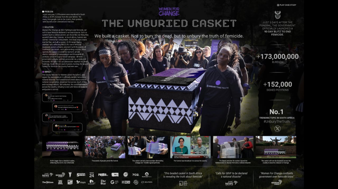 Unburied Casket, case study film for Women For Change