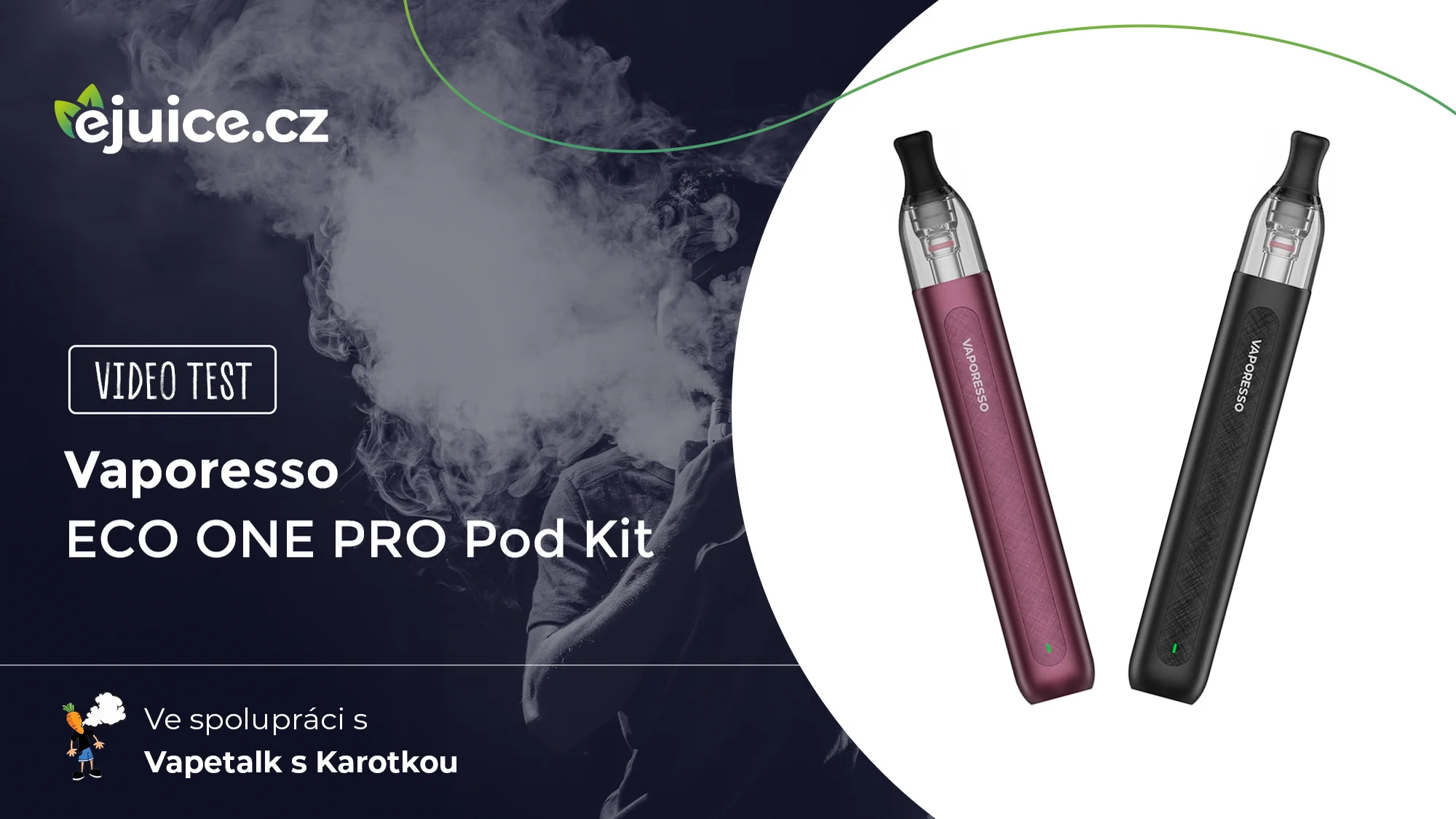 Vaporesso ECO ONE PRO Pod Kit - video test (CZ)
