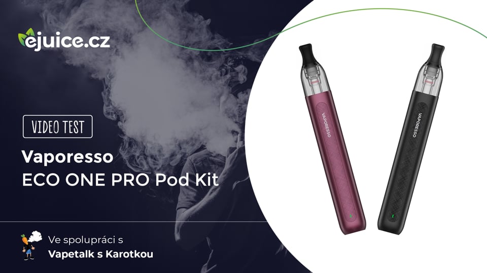 Vaporesso ECO ONE PRO Pod Kit - video test (CZ)