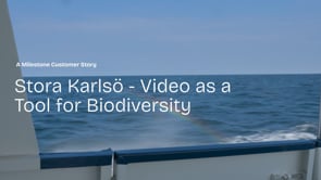 Milestone open platform video tech powers next-generation ecological research on remote Baltic island