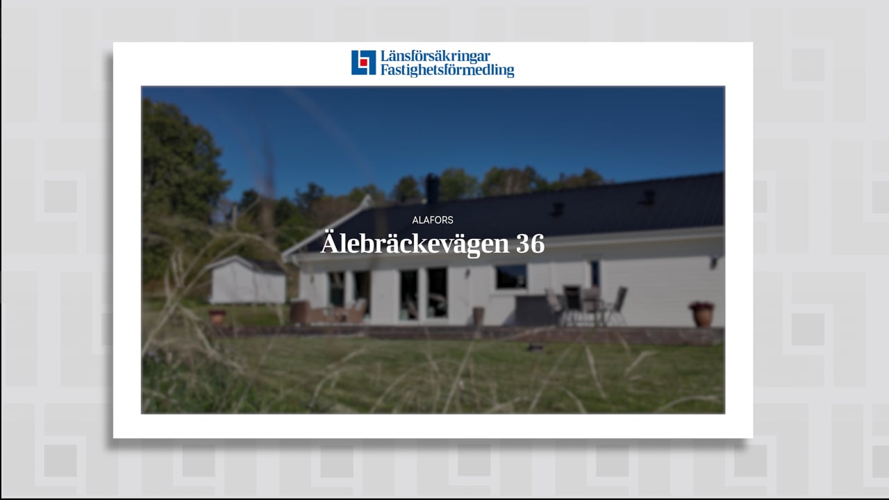 5 rum Villa på Älebräckevägen 36 Alafors Ale kommun - video