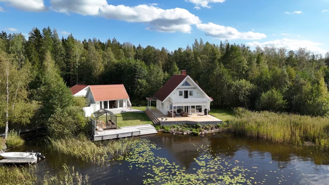 3 rum Vinterbonat fritidshus på Näverskärsvägen 8 Storsjön Sandvikens kommun - video