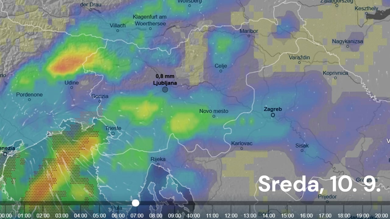 Idealni pogoji za najhujše dogodke: intenzivno bo, grozijo poplave
