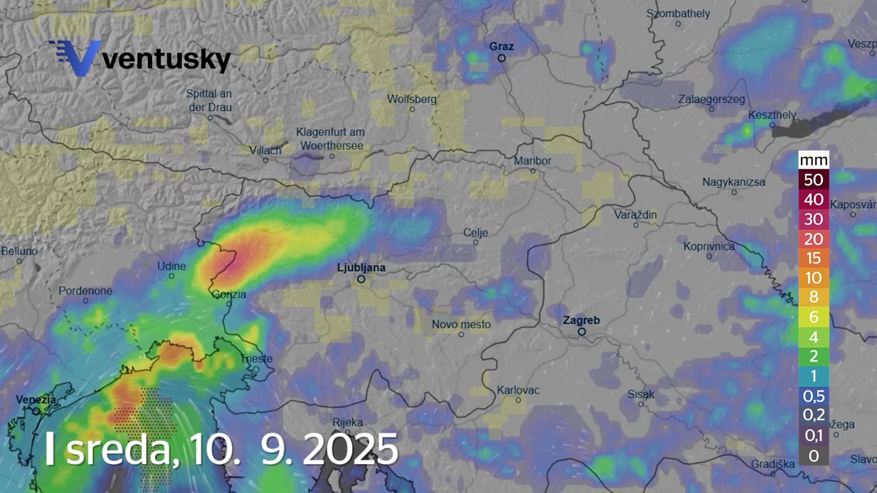 Idealni pogoji za najhujše dogodke: intenzivno bo, grozijo poplave