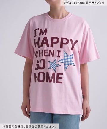 ☆K-POPアイドル着用【UNISEX】Wai Kei／IM HAPPY Tシャツ | [公式
