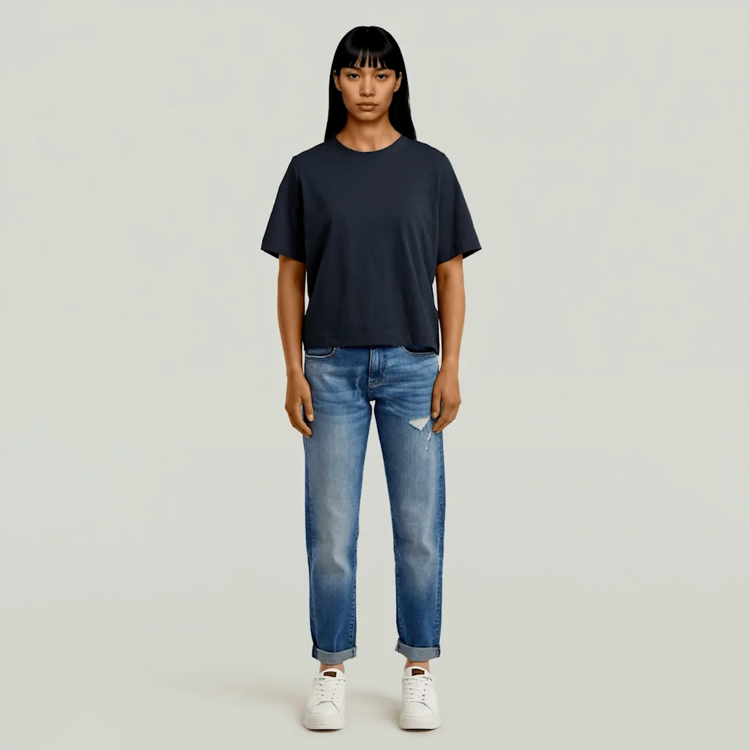 Boxy T-Shirt | Dark blue | G-STAR® LT