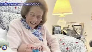 Woman Celebrates Her 100th Grandchild