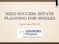 AWP - ESTATE PLANNING FOR SINGLES