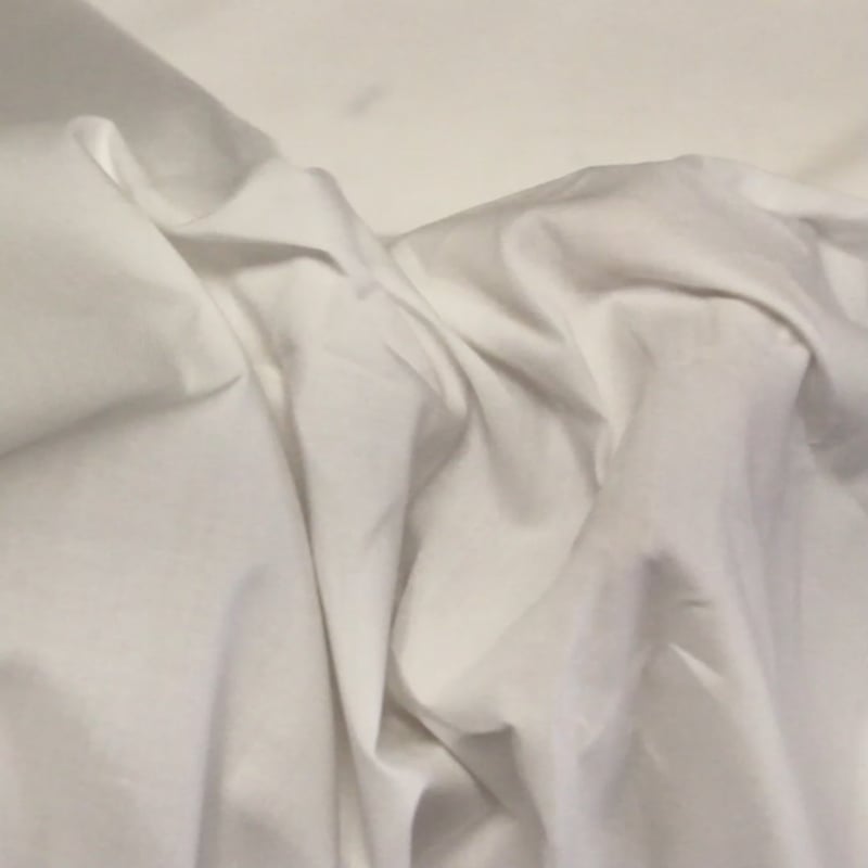 Vidéo: Percale 100% coton peigné luxe - Blanc optique