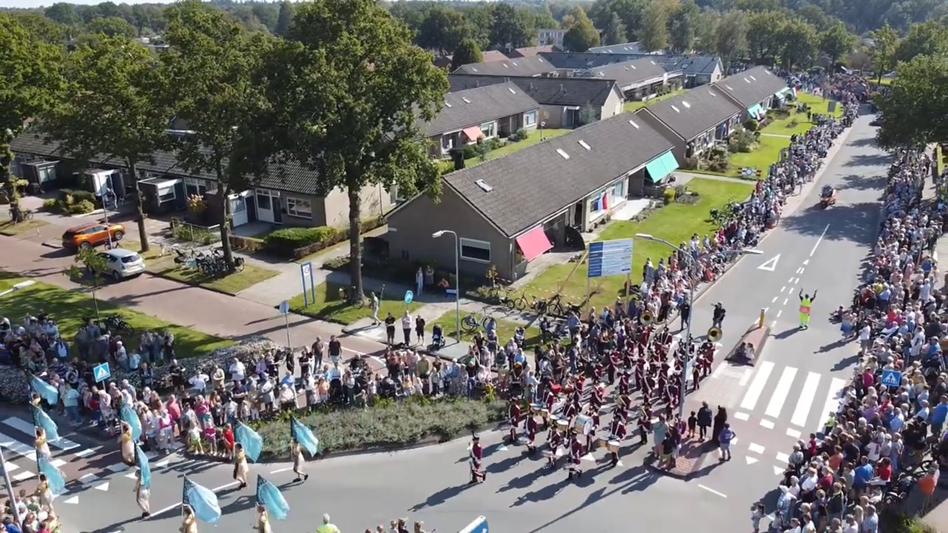 Rodermarktparade 2024 Dronebeeld