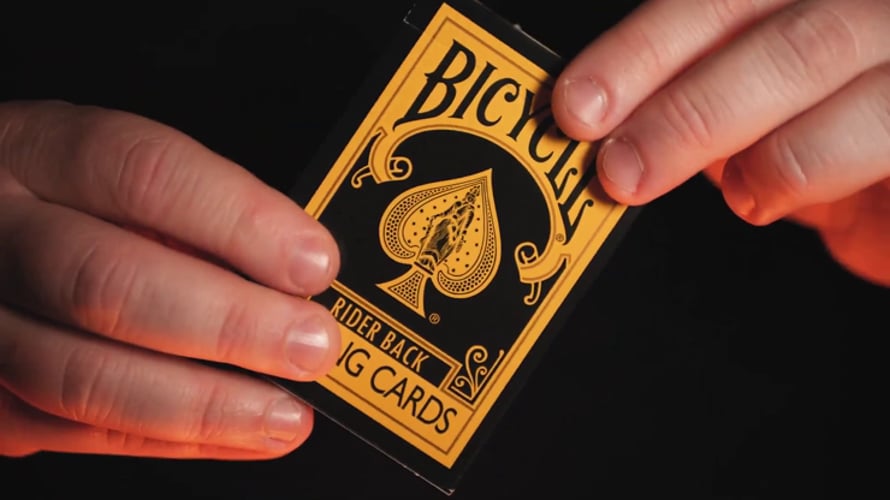 Bicycle Reverse (Yellow) Playing Cards | Videos & Movies on Vimeo