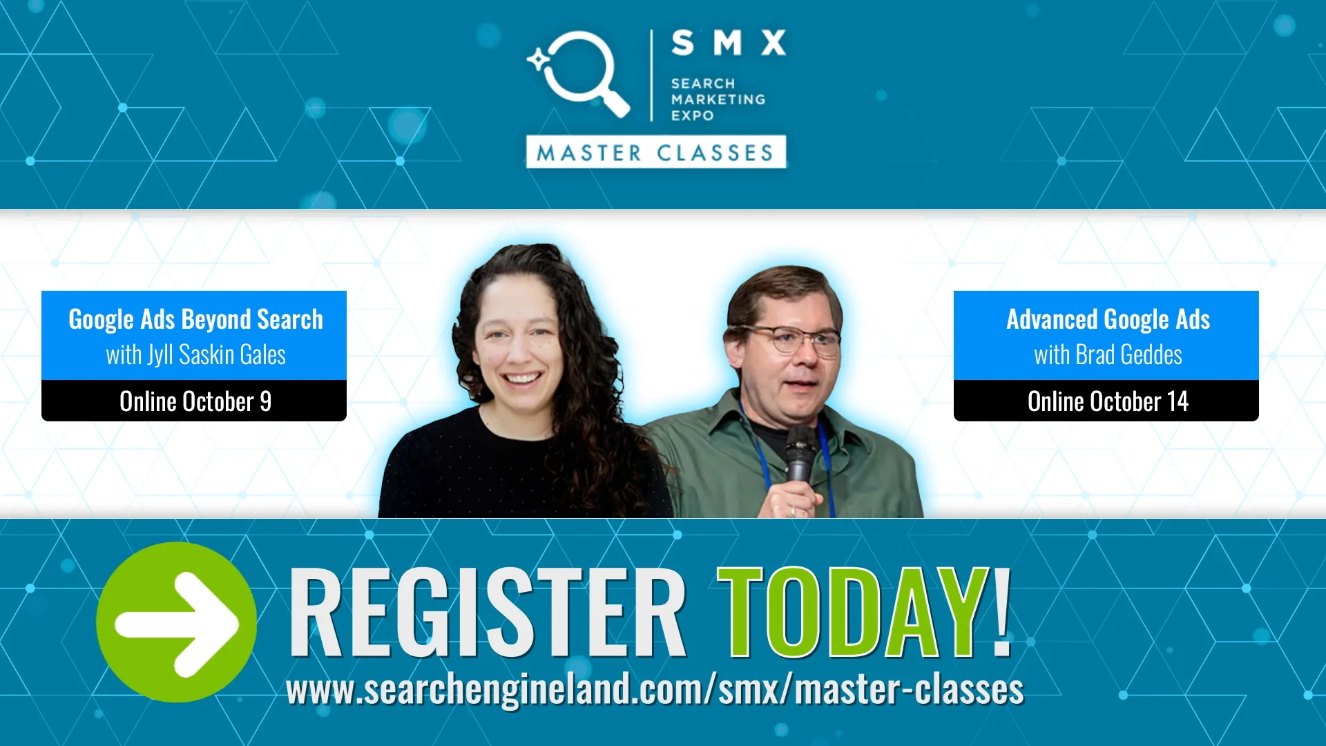 Advanced Google Ads training course with Brad Geddes SMX® Master
