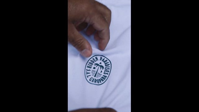 CAMISETA OVERSIZED HIDDEN PARADISES