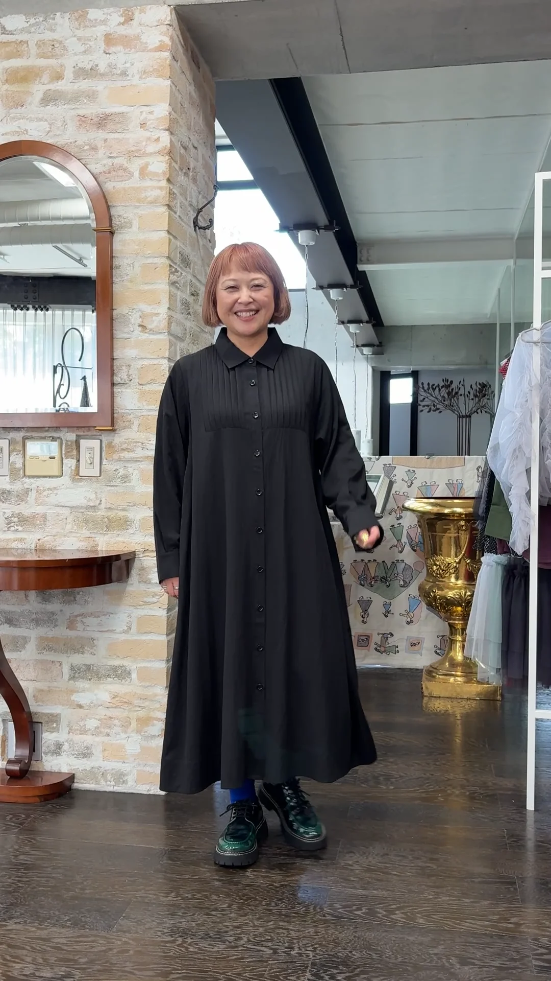 丁寧タックのSHワンピ | AS KNOW AS オンラインショップ