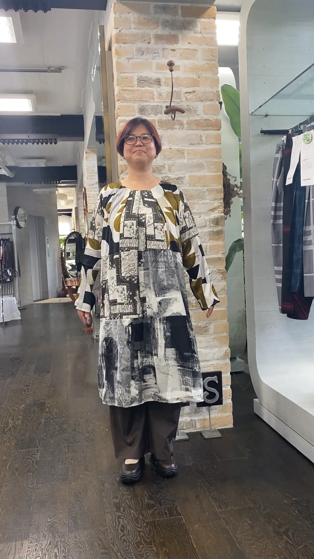 親戚3プリントタックOP | AS KNOW AS オンラインショップ