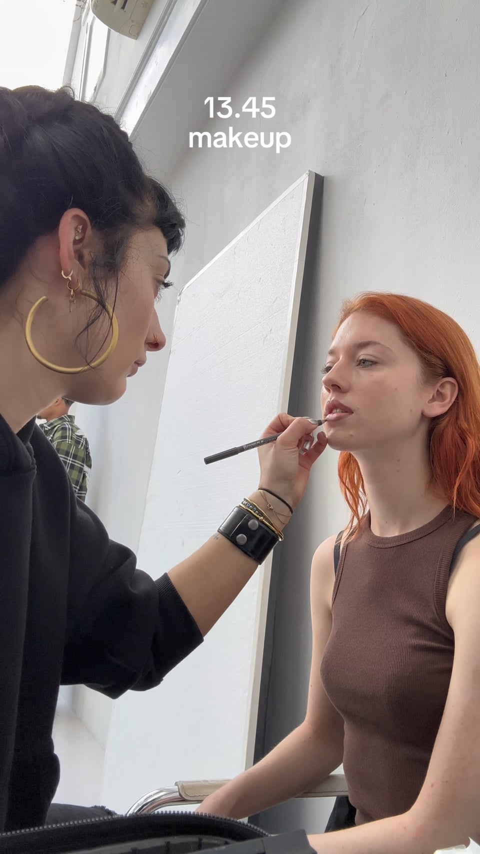 Rosa van Gessel at amsterdam fashion week for reserveboys ss26