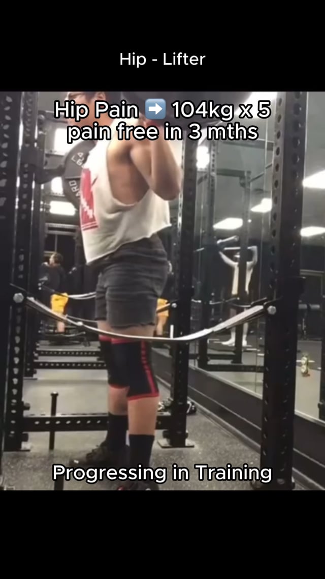 Josh squatting