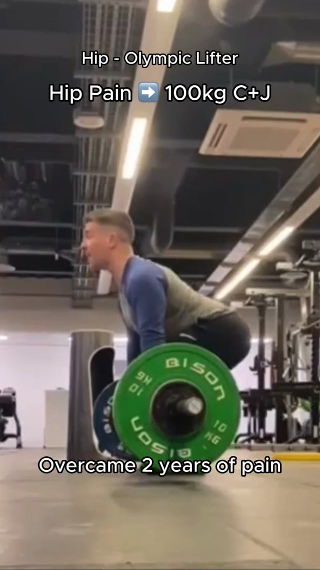 Jon performing a clean and jerk
