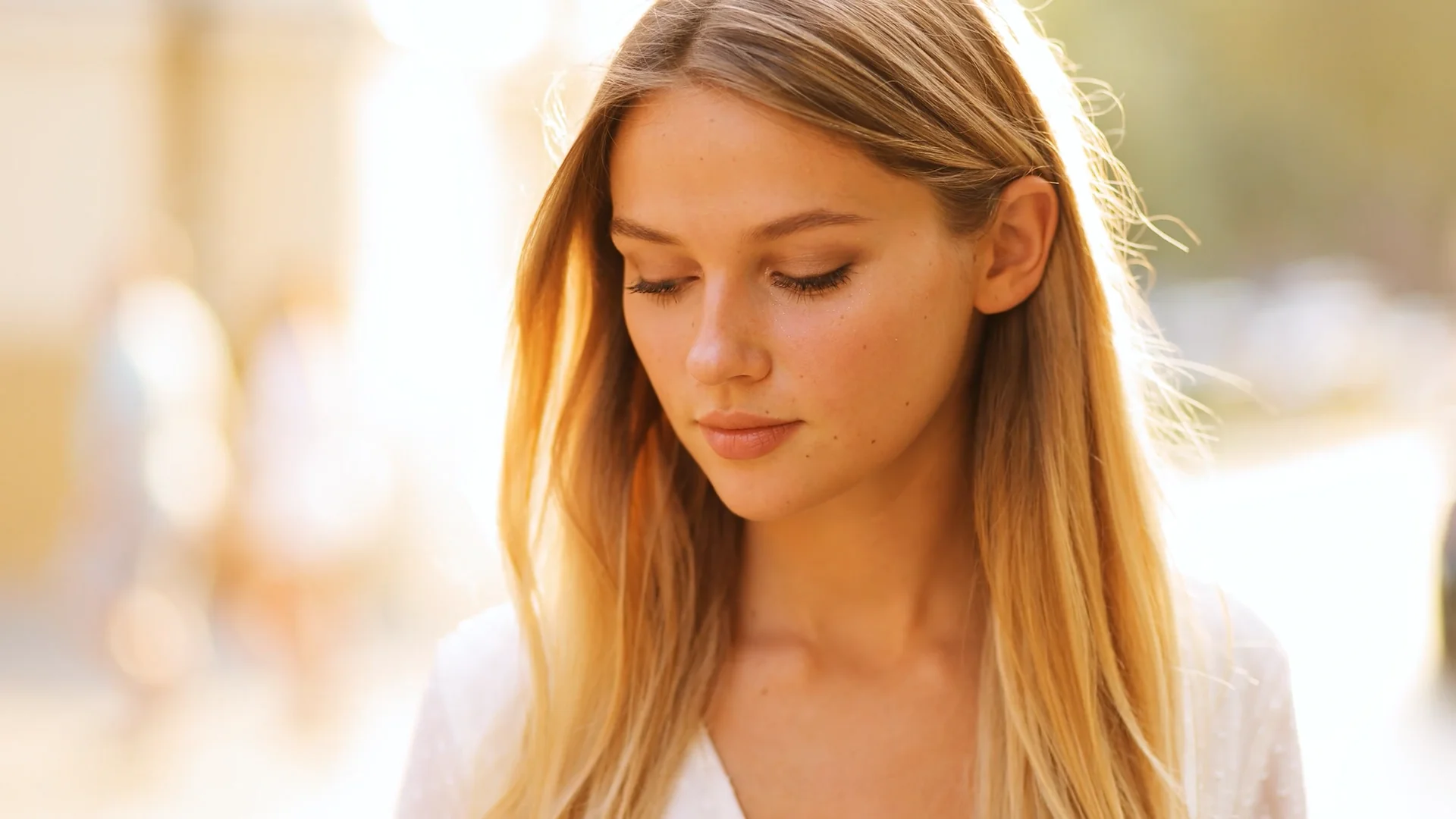 woman young teen blond outdoor | Videos & Movies  