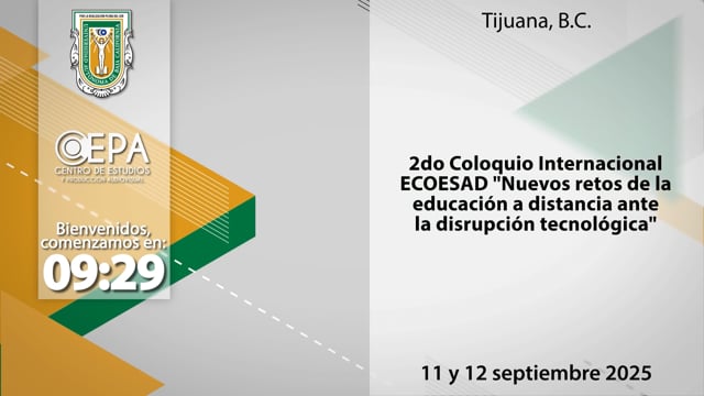2do Coloquio Internacional ECOESAD "Nuevos retos de la educación a distancia ante la disrupción tecnológica"