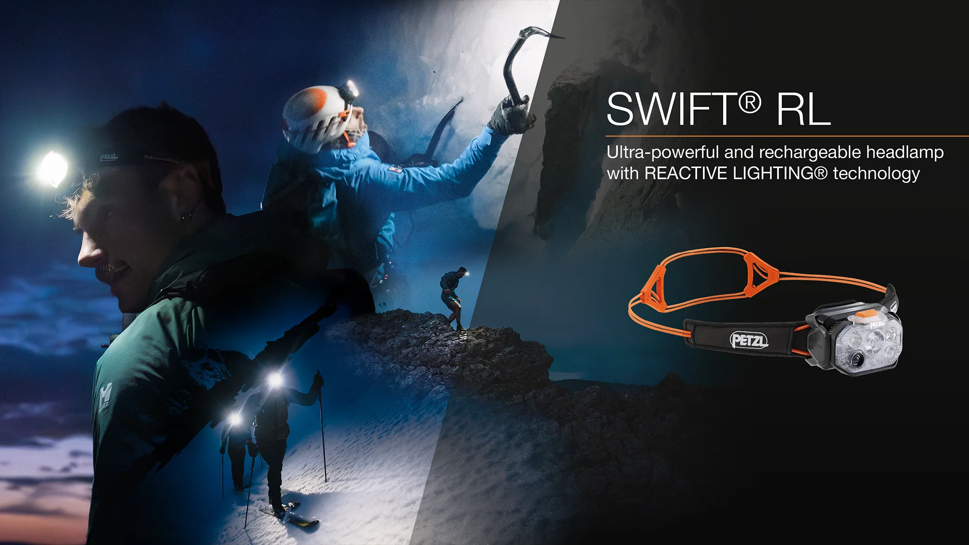SWIFT® RL, Ultra-powerful and rechargeable multi-beam headlamp