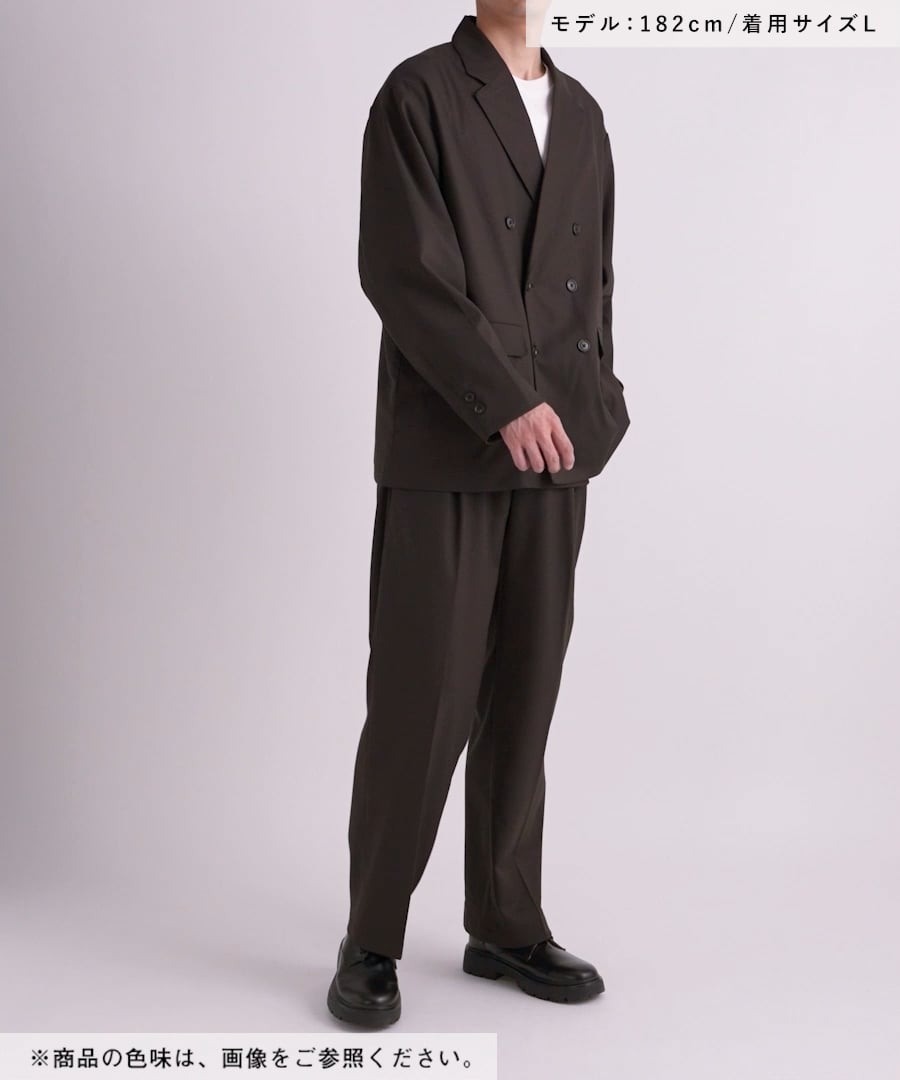 【NA】ヴィンテージ セットアップ ダブル モード テーラード ジャケット NA】ヴィンテージ セットアップ ダブル モード テーラード