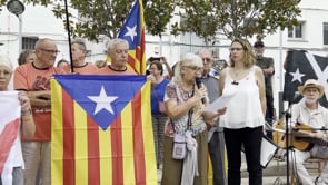 Un centenar llarg de persones a l'acte d'ANC i Consell en motiu de la Diada