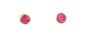 1.40 ct. t.w. Pink and White Topaz Jewelry Set with Multicolored Enamel: Three Pairs of Accessory Earrings in 18kt Gold Over Ste