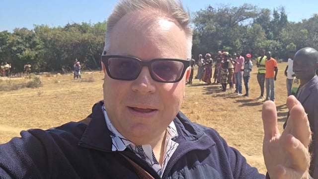 Magischer Moment in Angola