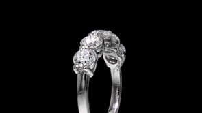 2.00 ct. t.w. Lab-Grown Diamond Five-Stone Ring in Platinum