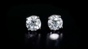 3.00 ct. t.w. Lab-Grown Diamond Stud Earrings in Platinum