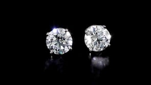 5.00 ct. t.w. Lab-Grown Diamond Stud Earrings in 14kt White Gold