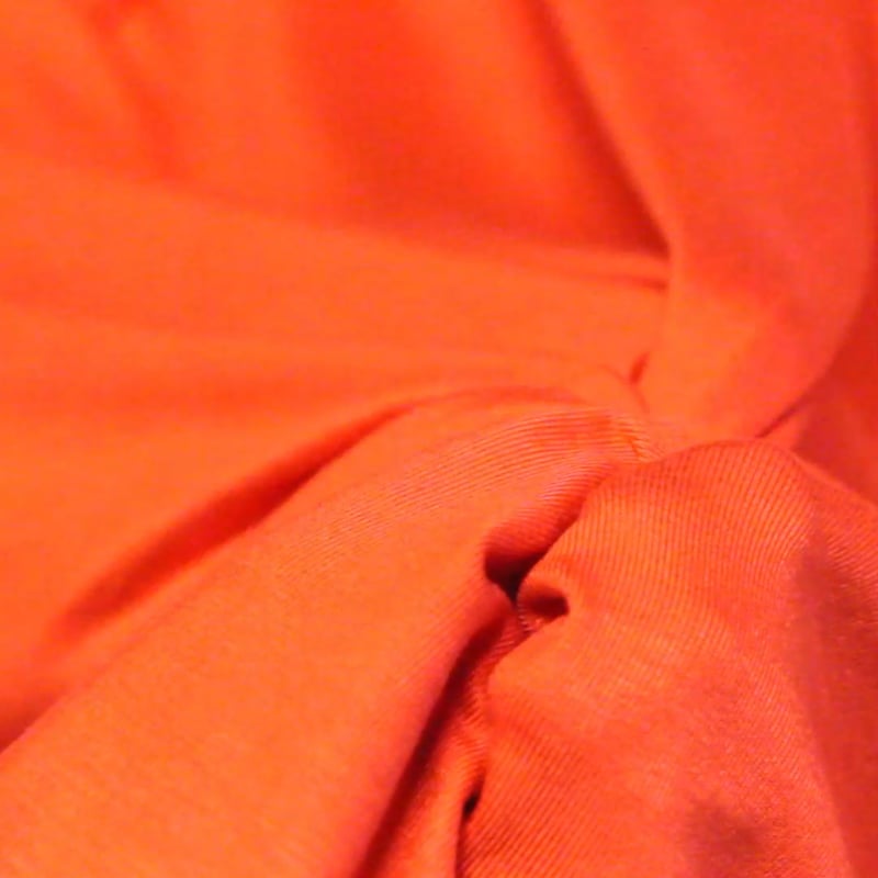 Vidéo: Jersey viscose & élasthanne - Orange