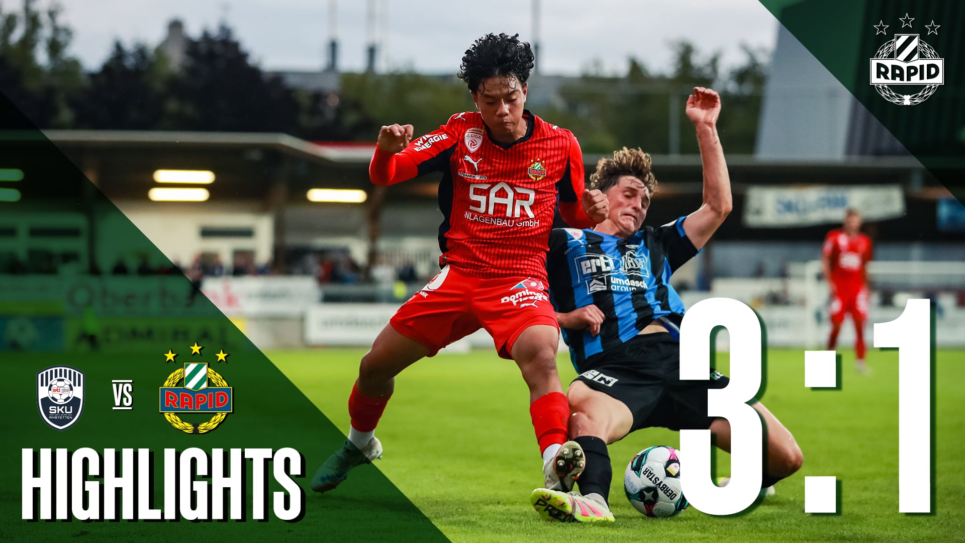 Highlights: SKU Ertl Glas Amstetten - SK Rapid II