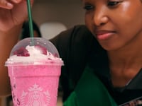 berry pink starbucks 2