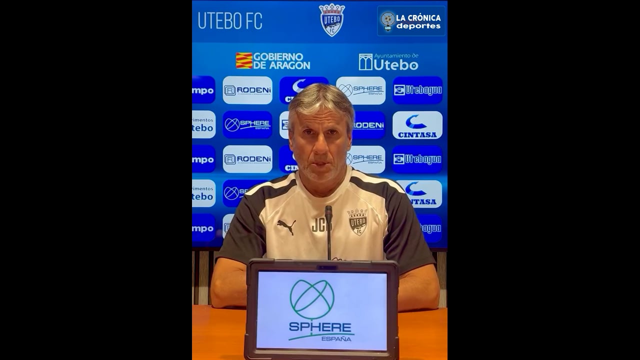 LA PREVIA / Utebo FC - SD Gernika / JUAN CARLOS BELTRÁN (Entrenador Ebro) Jor. 2 - Segunda Rfef / Gr 2 / Fuente: Utebo FC