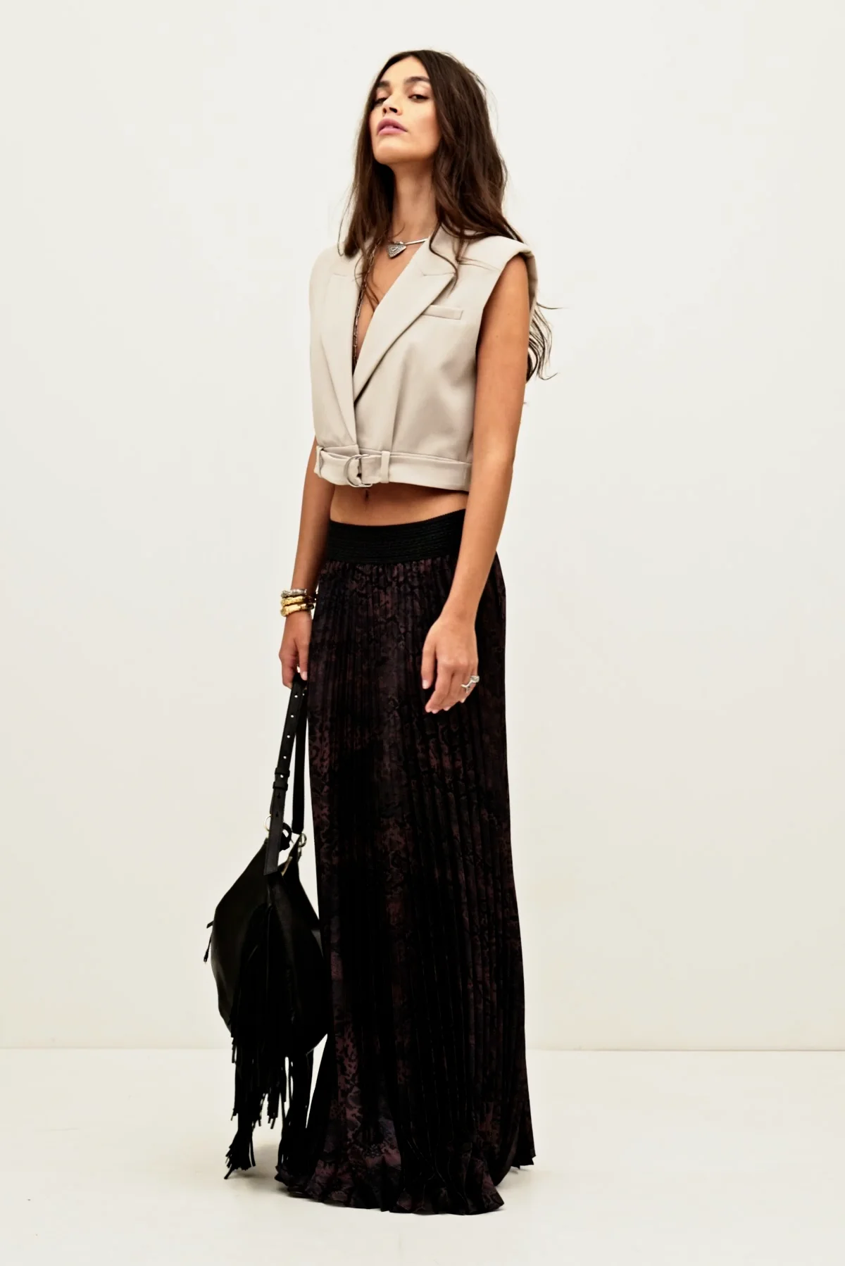 Lapel Collar Top Nova White // ba&sh US