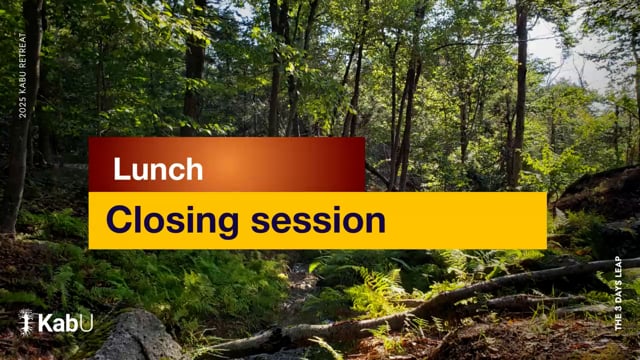 Sep 07, 2025 – Lunch – Closing Sesssion