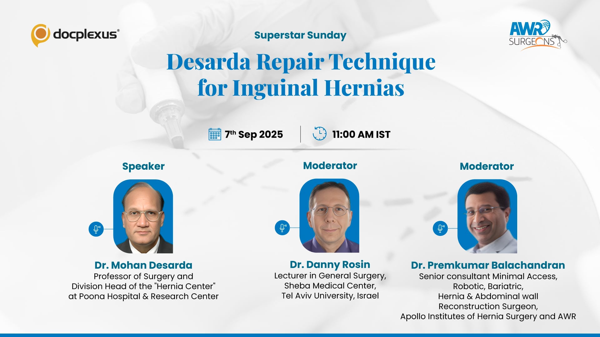 Desarda's Repair for Inguinal Hernia