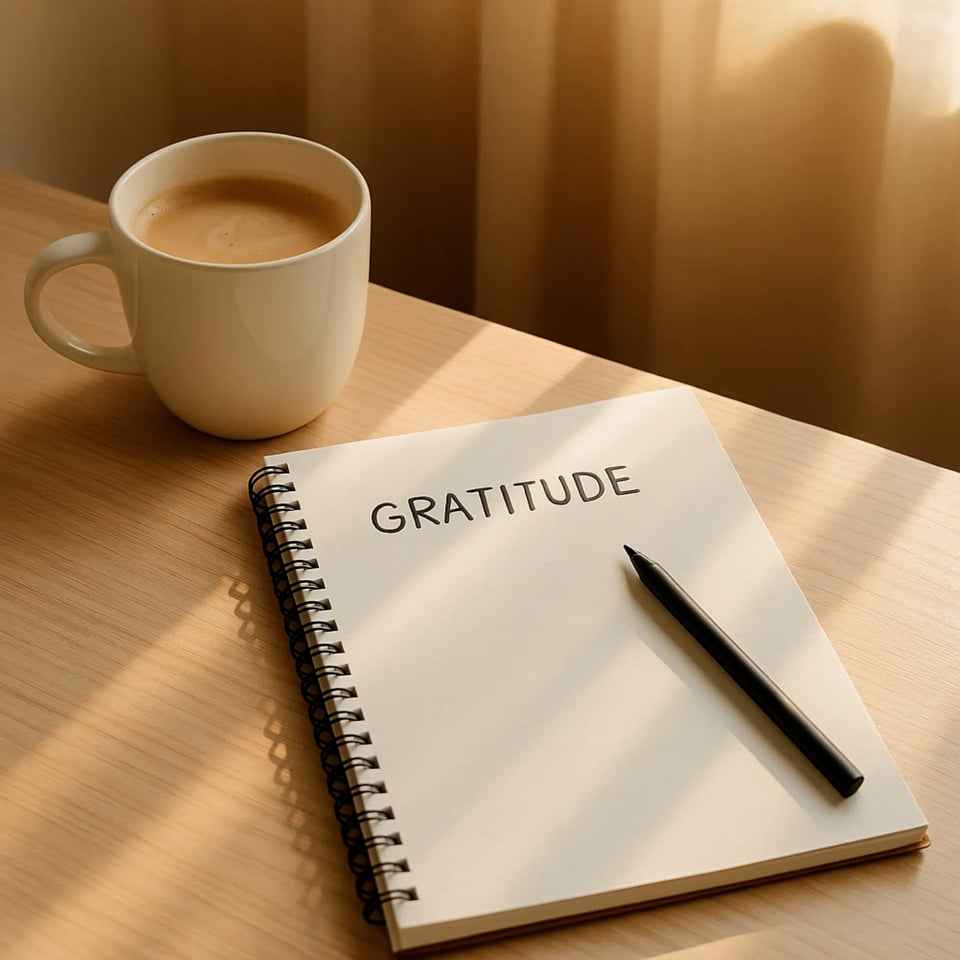 The Gratitude Reset: How Five Simple Words Changed My Mornings.