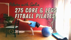 275 Core & Legs Fitball Pilates 35 min
