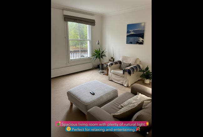 Spacious Double Room – Wandsworth Common Main Photo