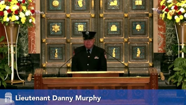 Words shared by Lieutenant Danny Murphy • Erev Shabbat 09/12/25