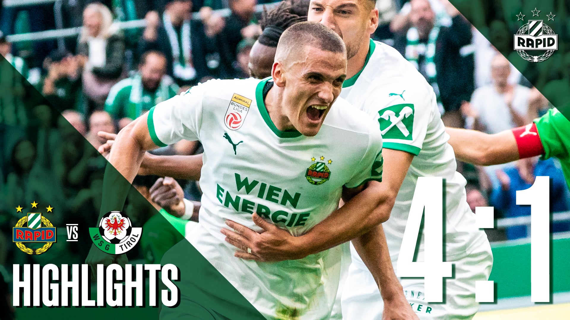 Highlights: SK Rapid – WSSG Tirol | 14.09.2025