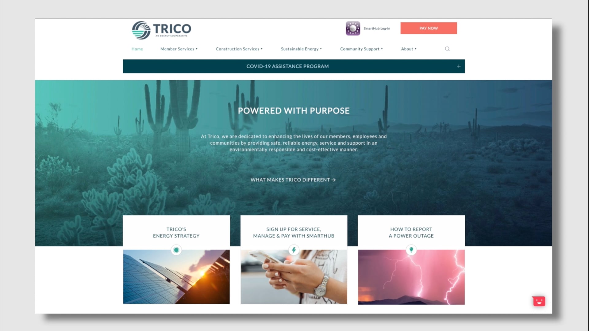 Trico Website - Service Area and Outage Map Tutorial
