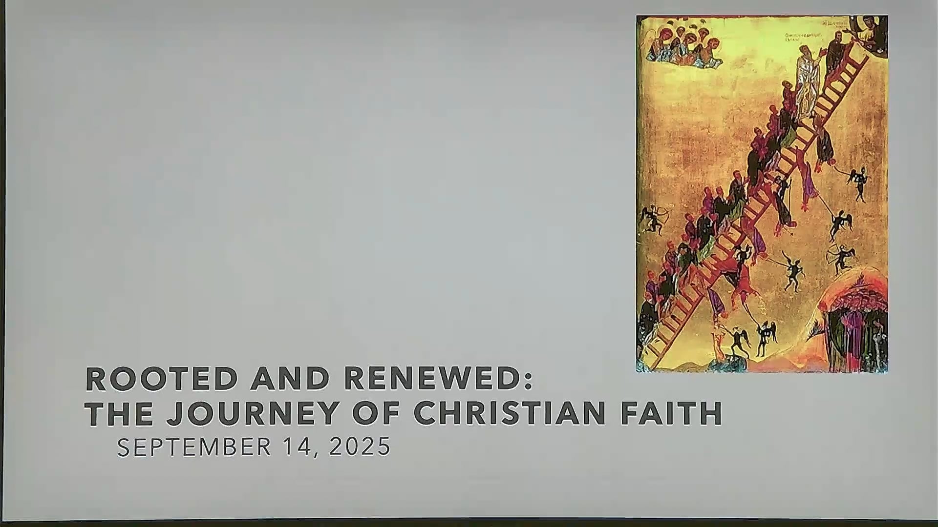Rooted and Renewed (Session 2) - Adult Formation - September 14, 2025