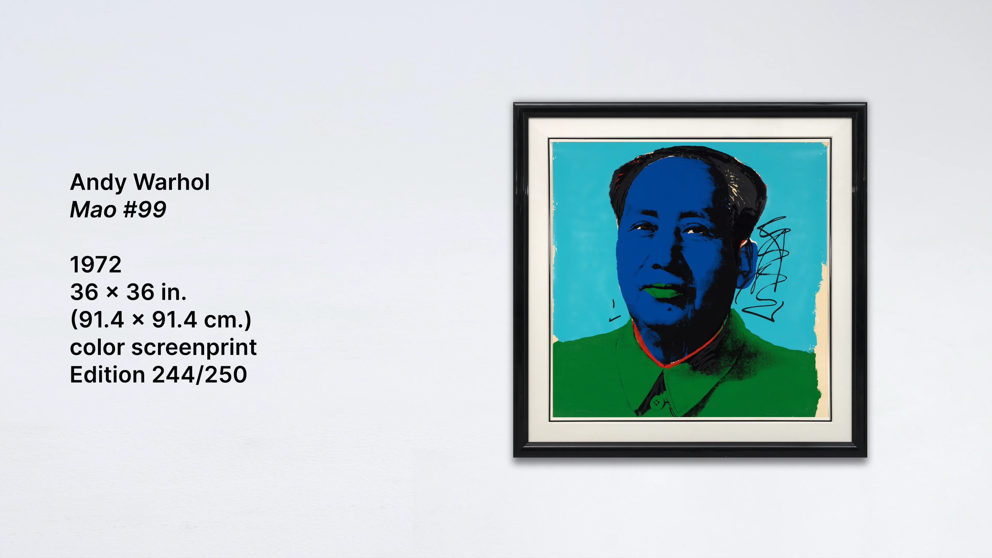 Mao #99 by Andy Warhol | Heather James