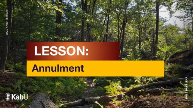 Sep 6, 2025 – Annulment