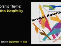 Worship for September 14, 2025